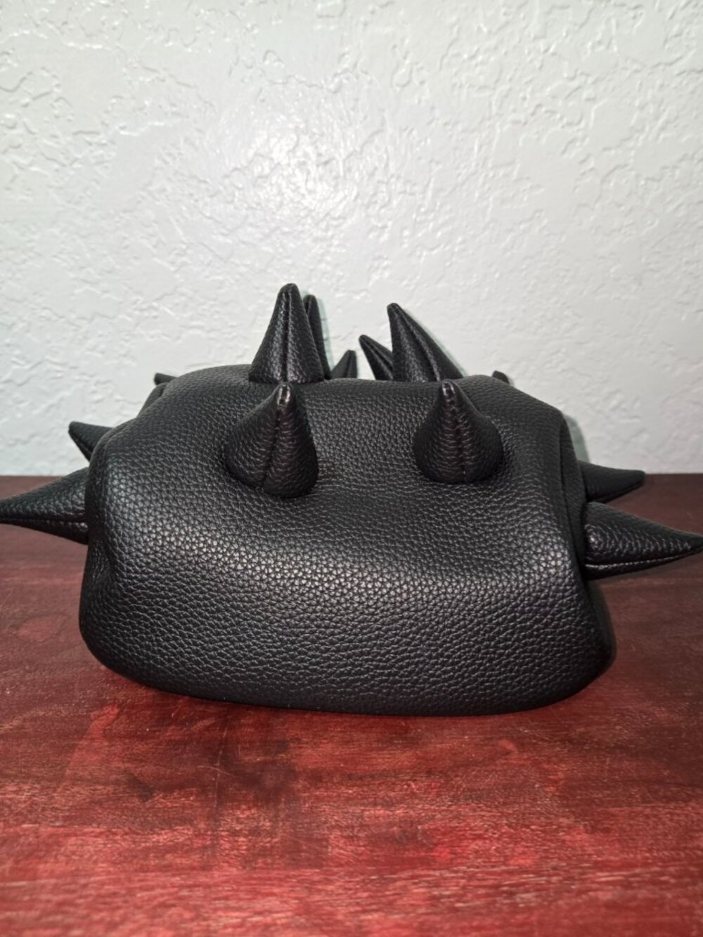 MadPax Black Spike Top Handle Purse Goth Punk Y2K Satchel Handbag EUC - Picture 6 of 12